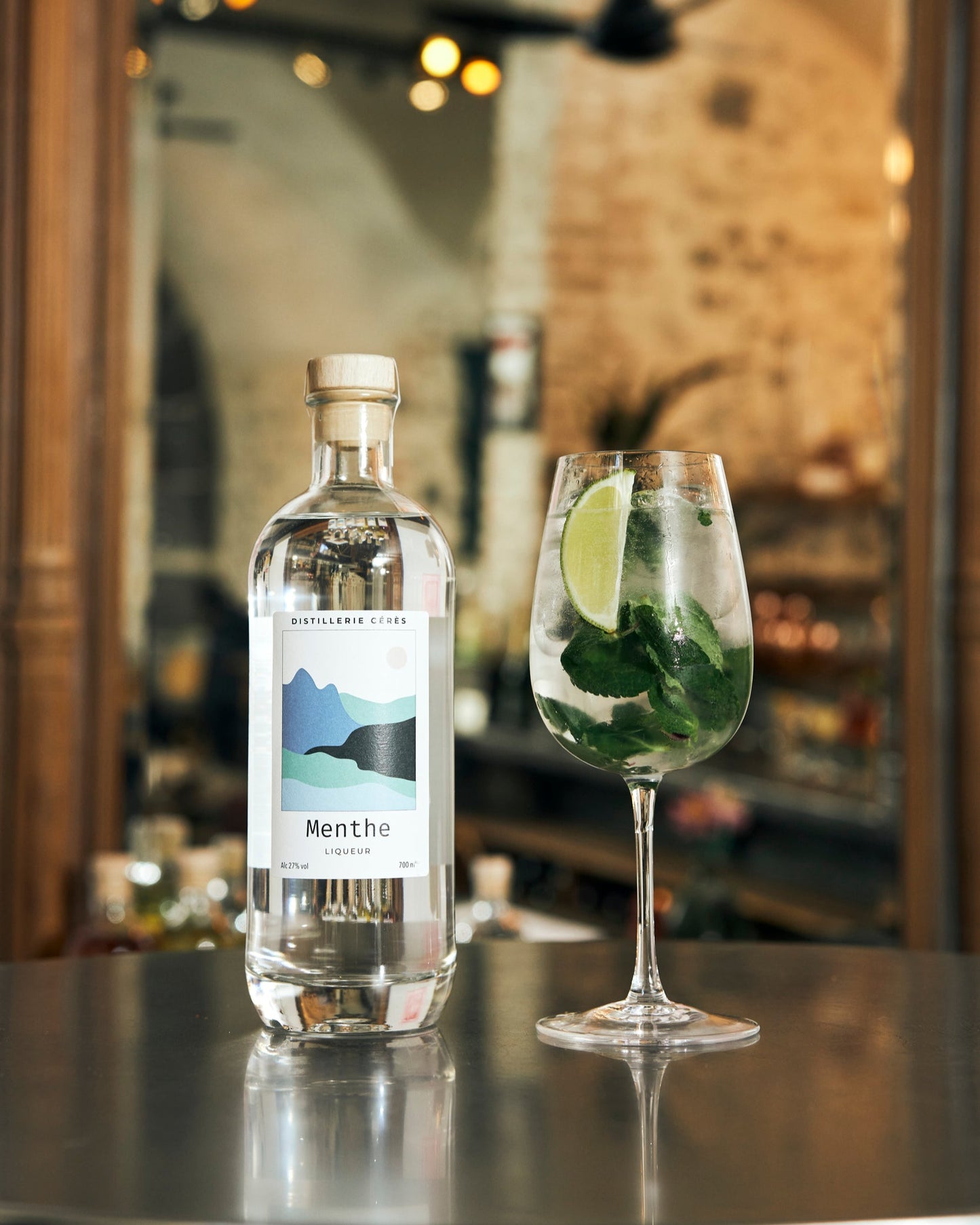 Organic liqueur mint